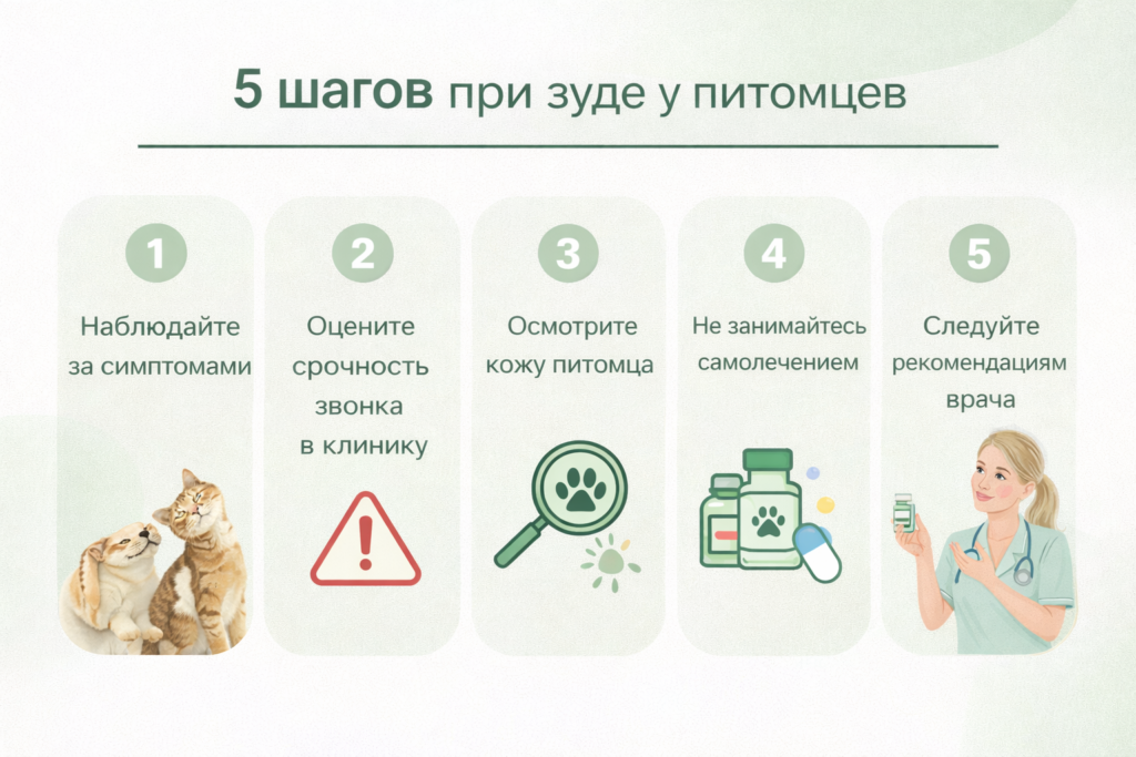 5 шагов при зуде у собак и кошек: что делать владельцу и когда обращаться к ветеринару