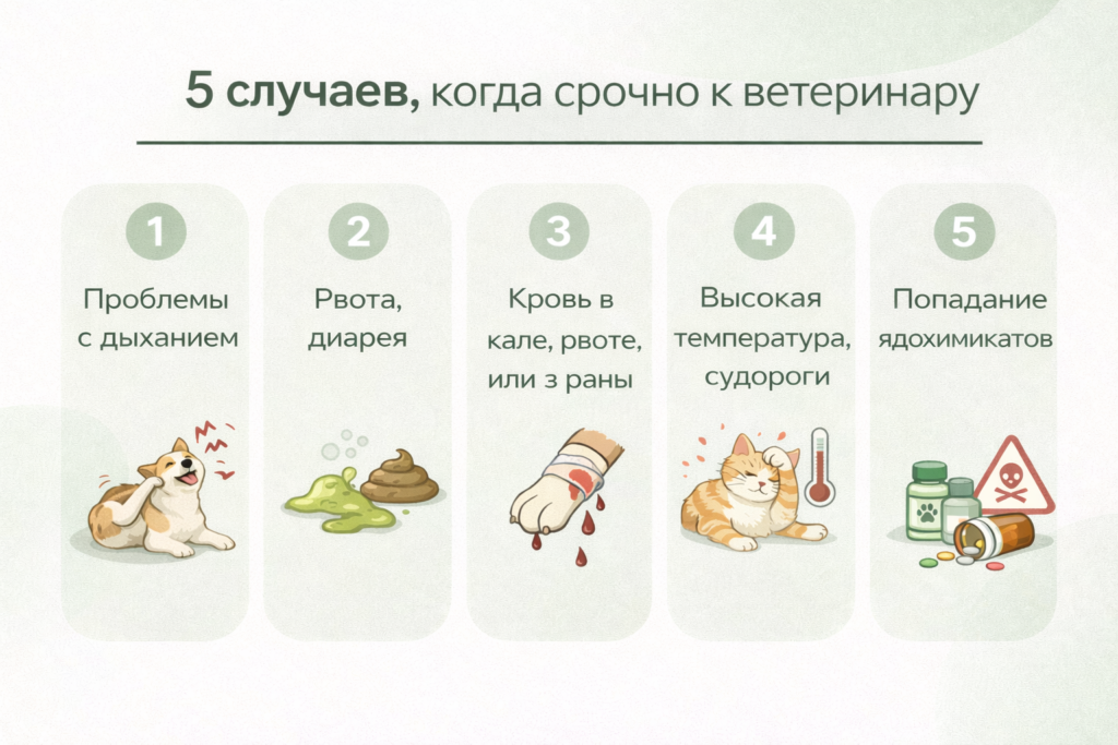 5 случаев, когда при зуде у собаки или кошки требуется срочное обращение к ветеринару