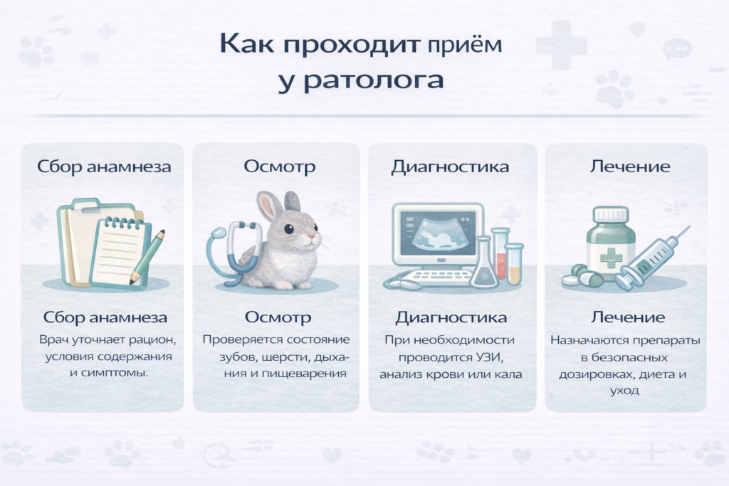 Как проходит приём у врача-ратолога: сбор анамнеза, осмотр, диагностика и лечение